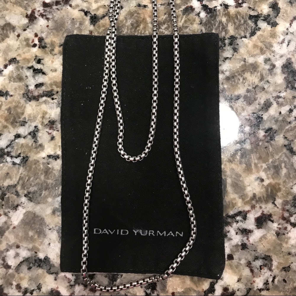 🔥Rare Authentic David Yurman box chain 32 inch.